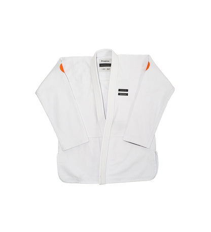 Progress Jiu Jitsu BJJ Gi Featherlight Lightweight Competition, weiss