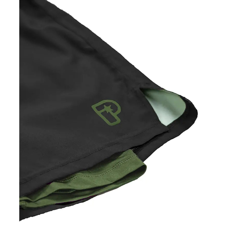 Progress Jiu Jitsu Fight Shorts Academy Plus Hybrid, schwarz-grün