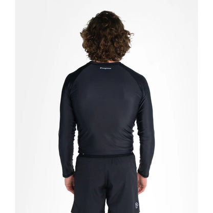 Progress Jiu Jitsu Rashguard LS Academy, schwarz