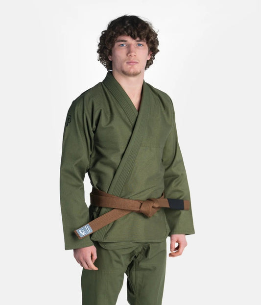Progress Jiu Jitsu BJJ Gi The Academy, gruen