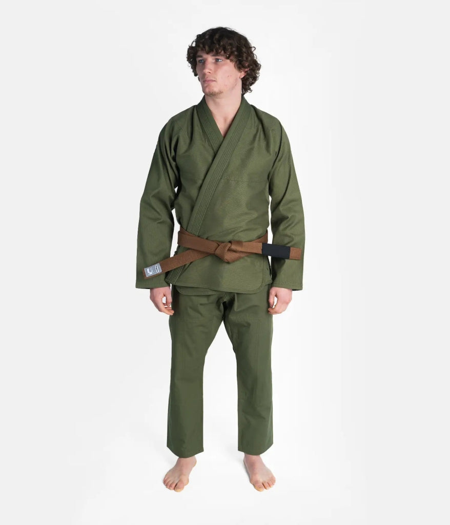 Progress Jiu Jitsu BJJ Gi The Academy, gruen