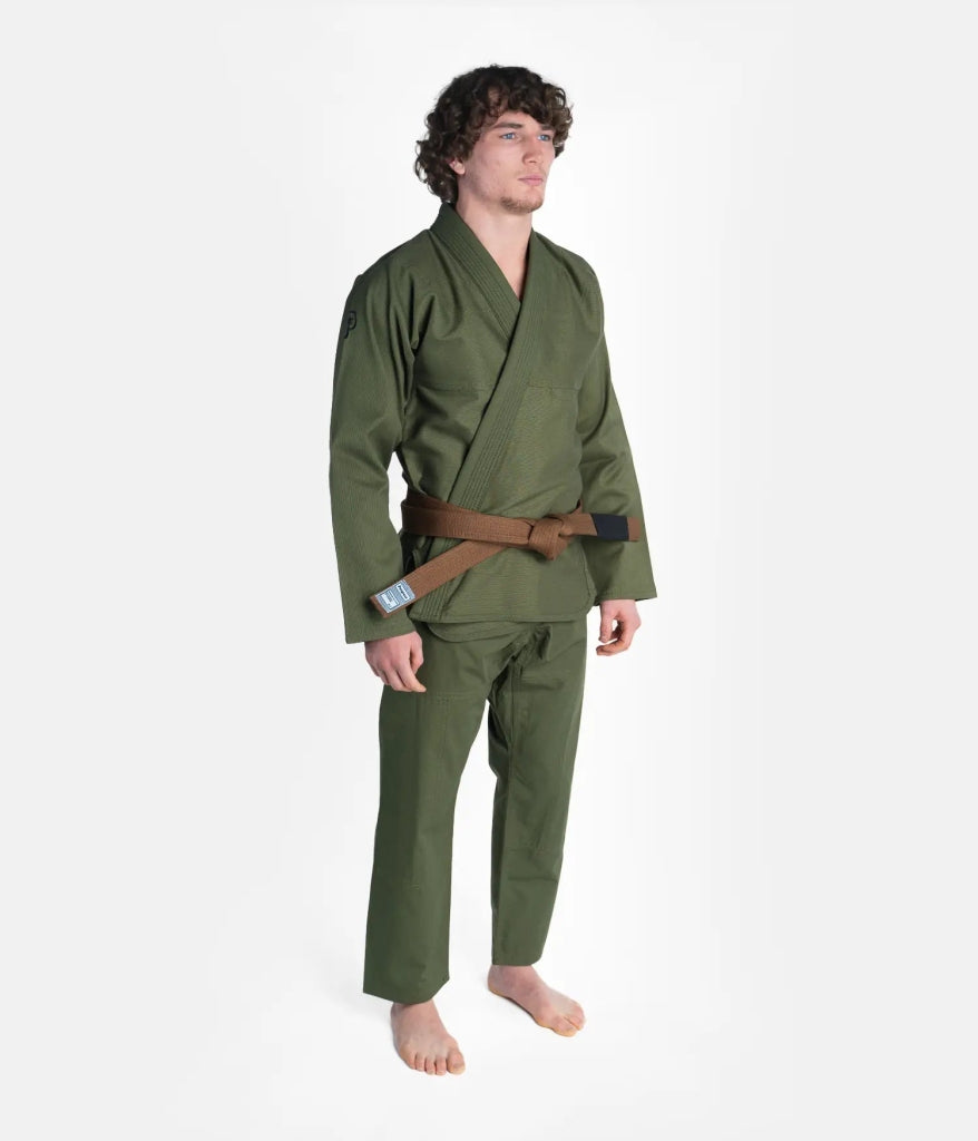 Progress Jiu Jitsu BJJ Gi The Academy, gruen