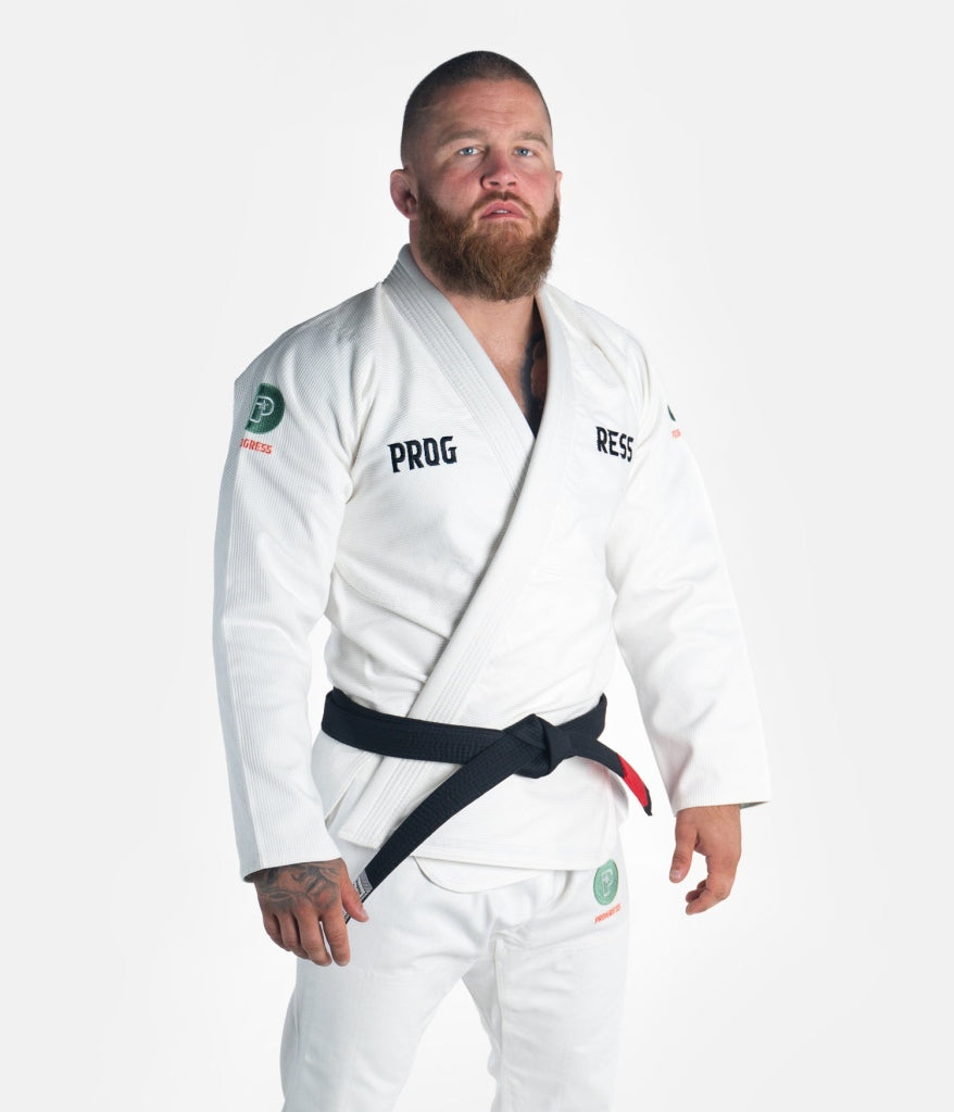 Progress Jiu Jitsu BJJ Gi The Panther, weiss