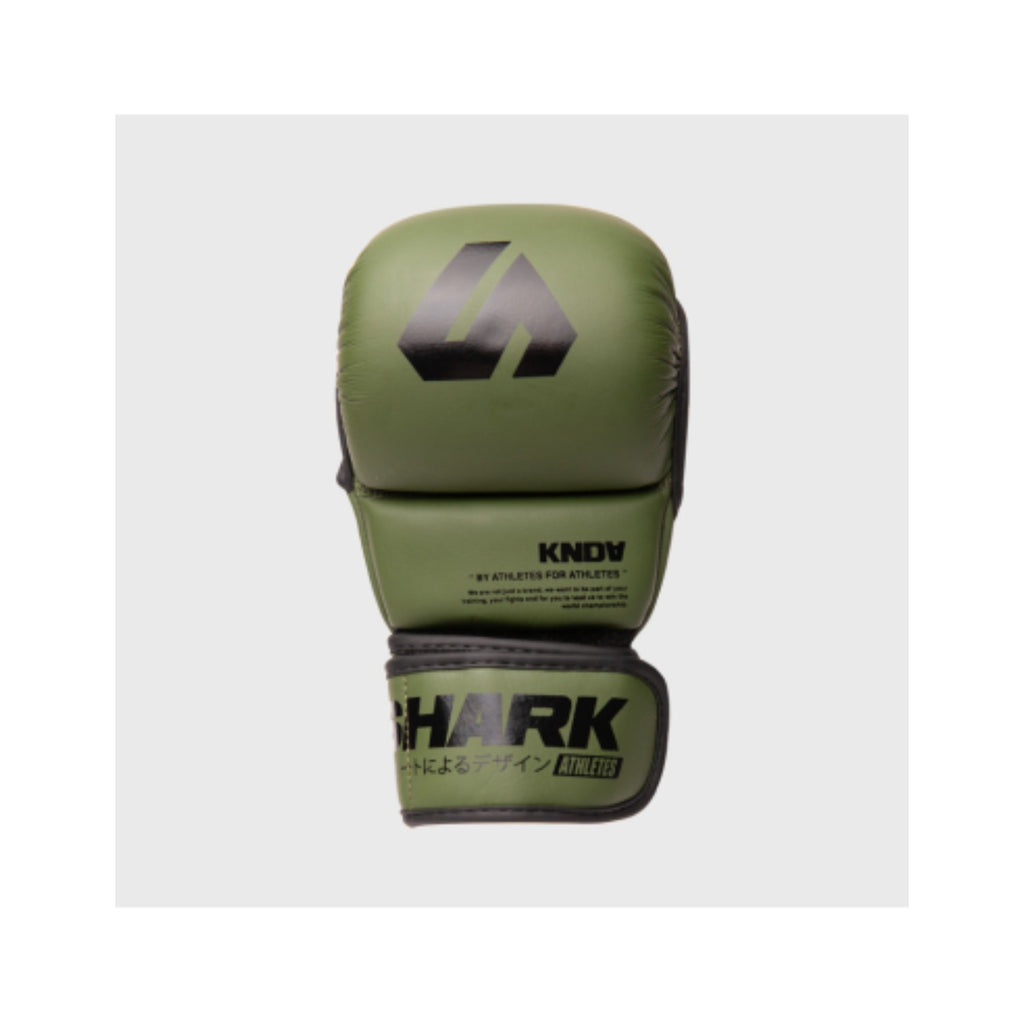 Shark Boxing MMA Sparring Handschuhe Pro Combat, grün-schwarz
