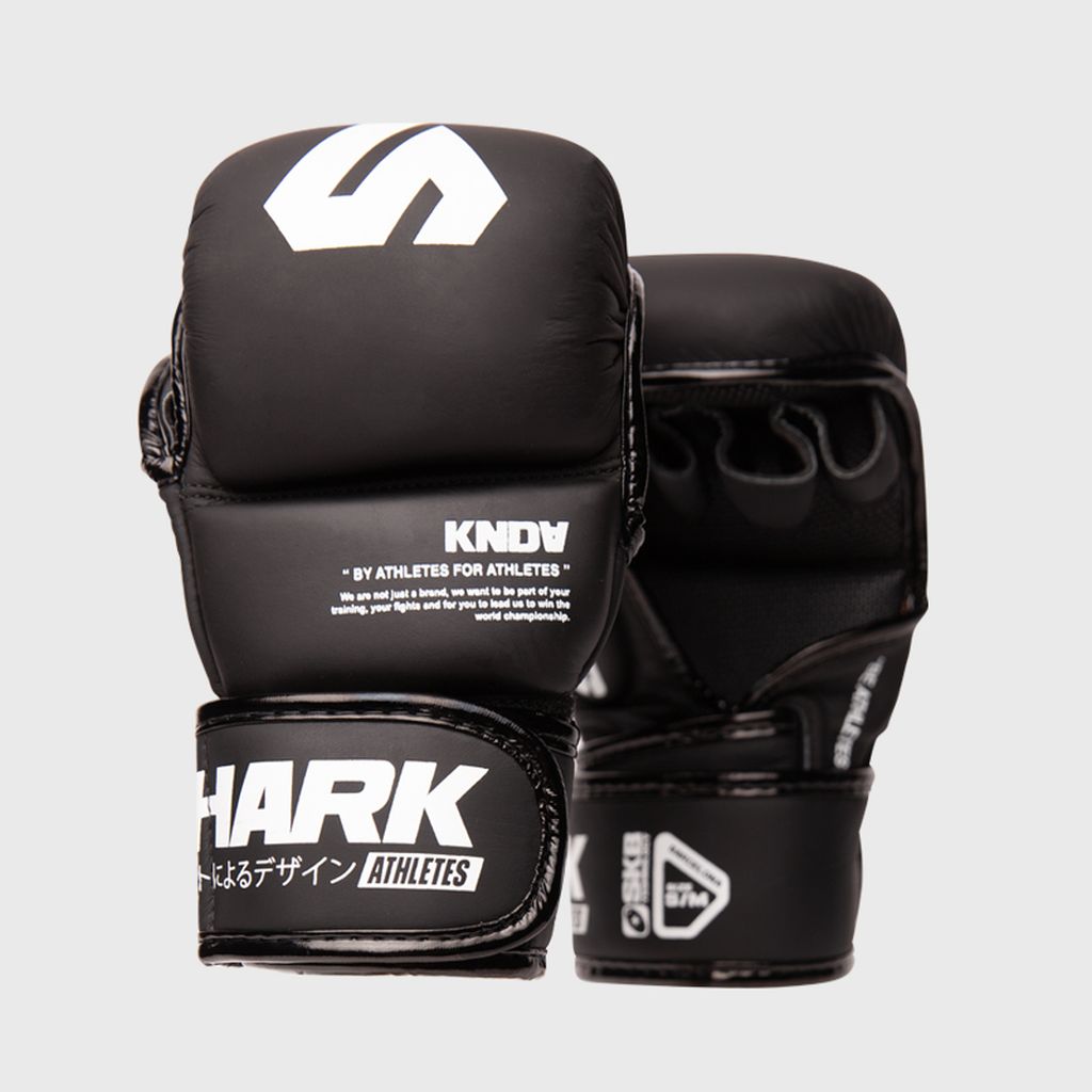Shark Boxing MMA Sparring Handschuhe Pro Combat, schwarz