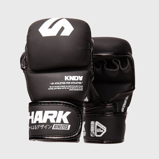 Shark Boxing MMA Sparring Handschuhe Pro Combat, schwarz