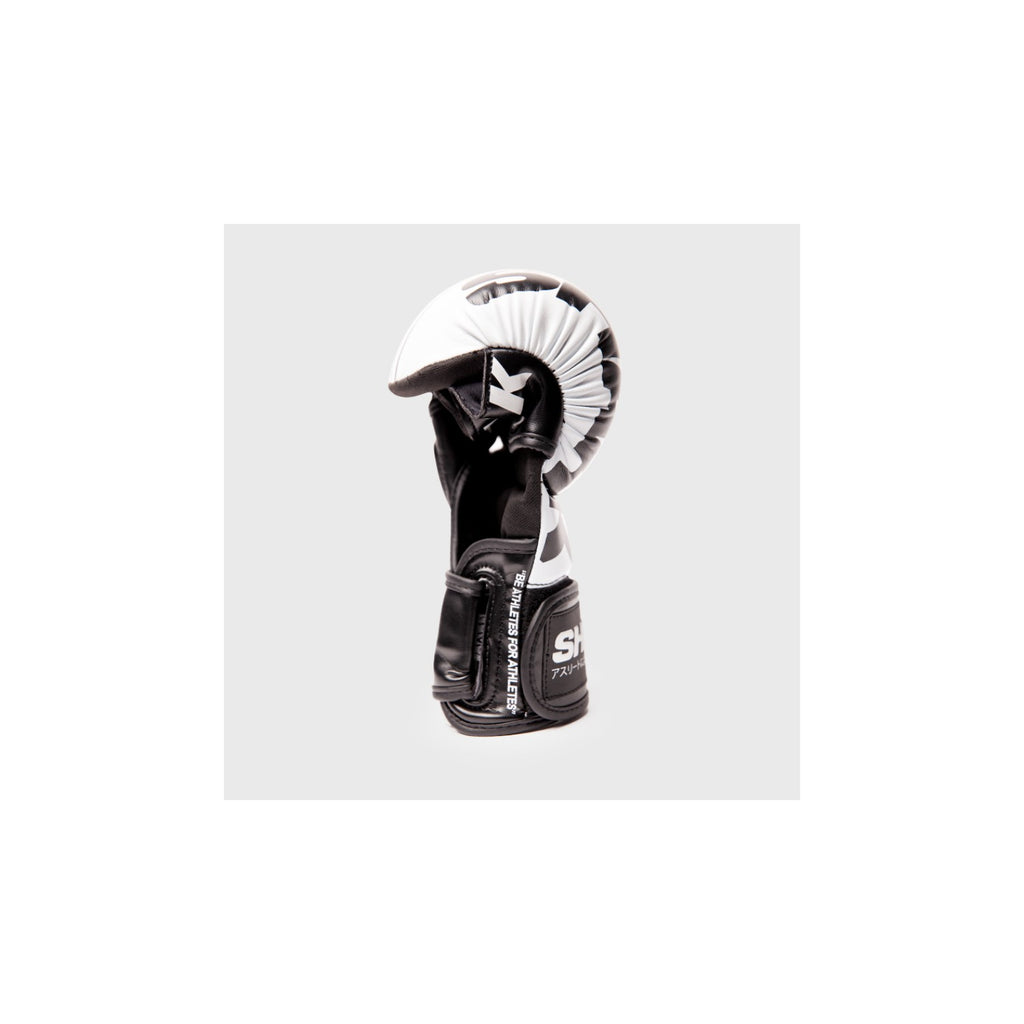 Shark Boxing MMA Sparring Handschuhe R2, schwarz-weiss