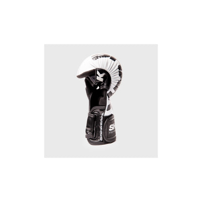Shark Boxing MMA Sparring Handschuhe R2, schwarz-weiss