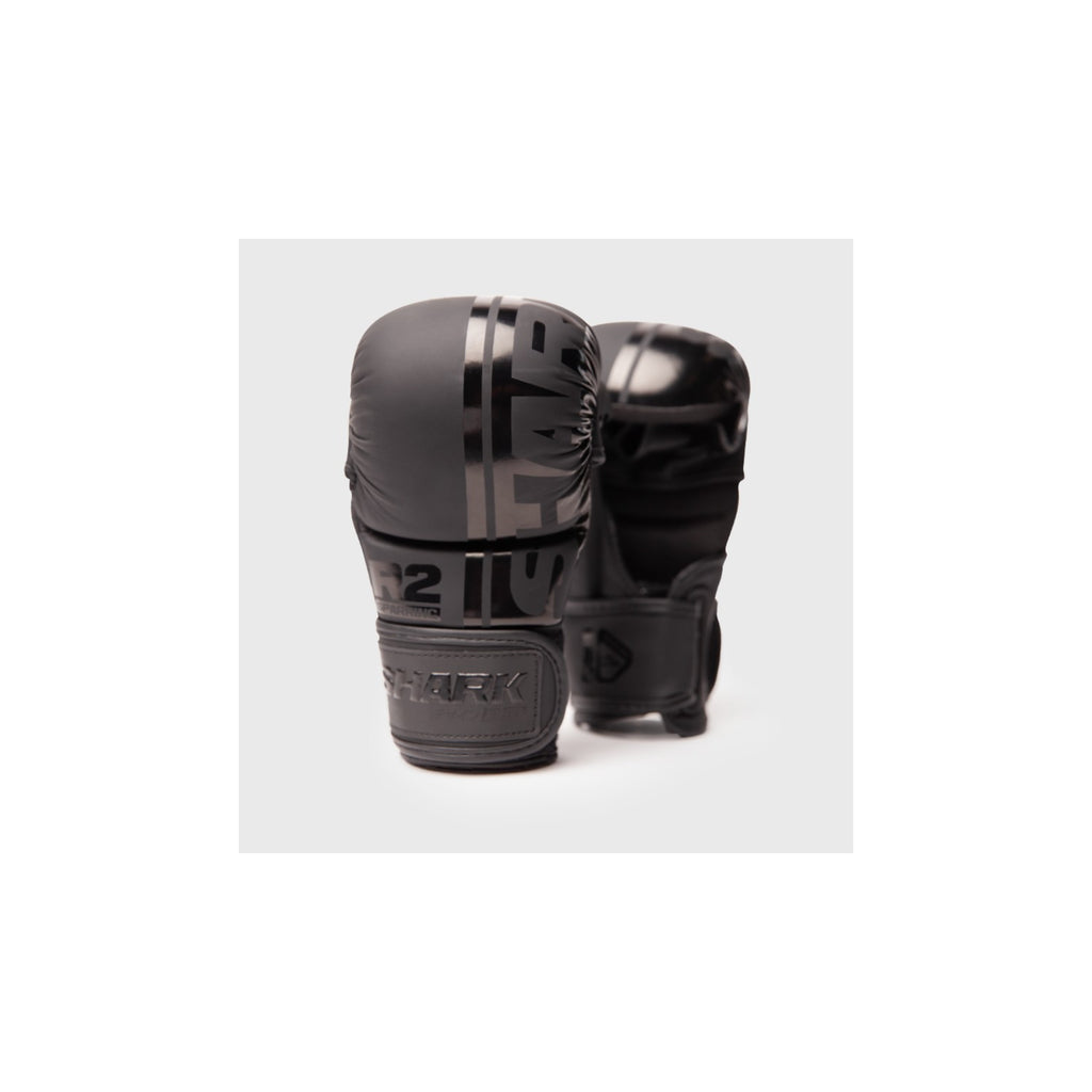 Shark Boxing MMA Sparring Handschuhe R2, schwarz