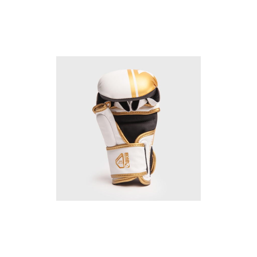Shark Boxing MMA Sparring Handschuhe R2, weiss-gold
