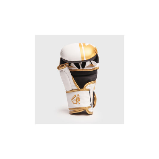 Shark Boxing MMA Sparring Handschuhe R2, weiss-gold