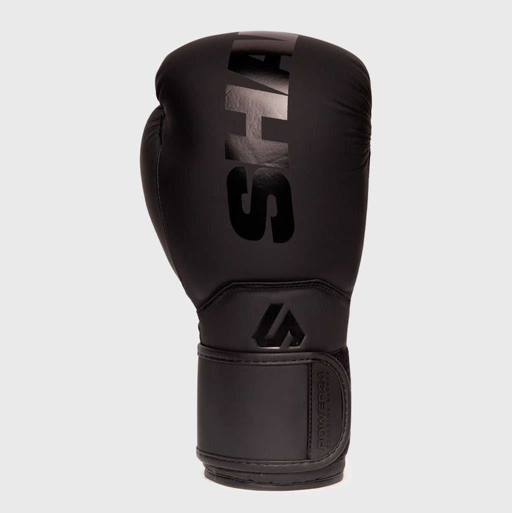 Shark Boxing Boxhandschuhe Power 24, schwarz-schwarz