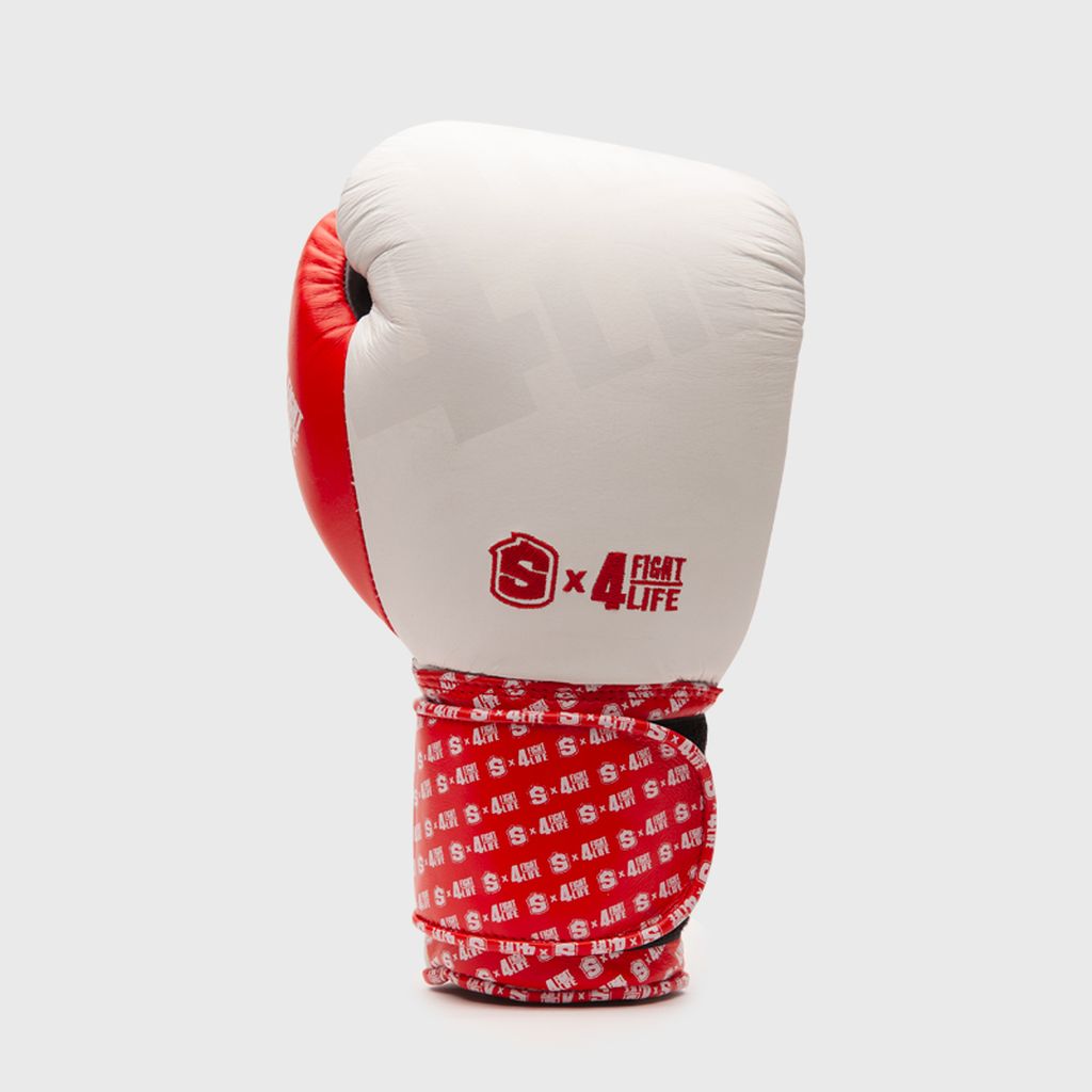 Shark Boxing Boxhandschuhe X Fight4Life, weiss-rot