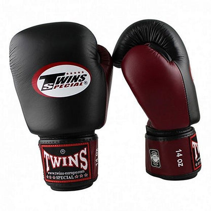 Twins Special Boxhandschuhe BGVL 3, schwarz-rot