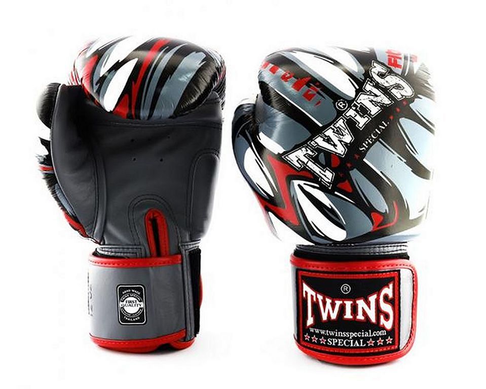Twins Special Boxhandschuhe FBGVL 3 Demon, grau-rot