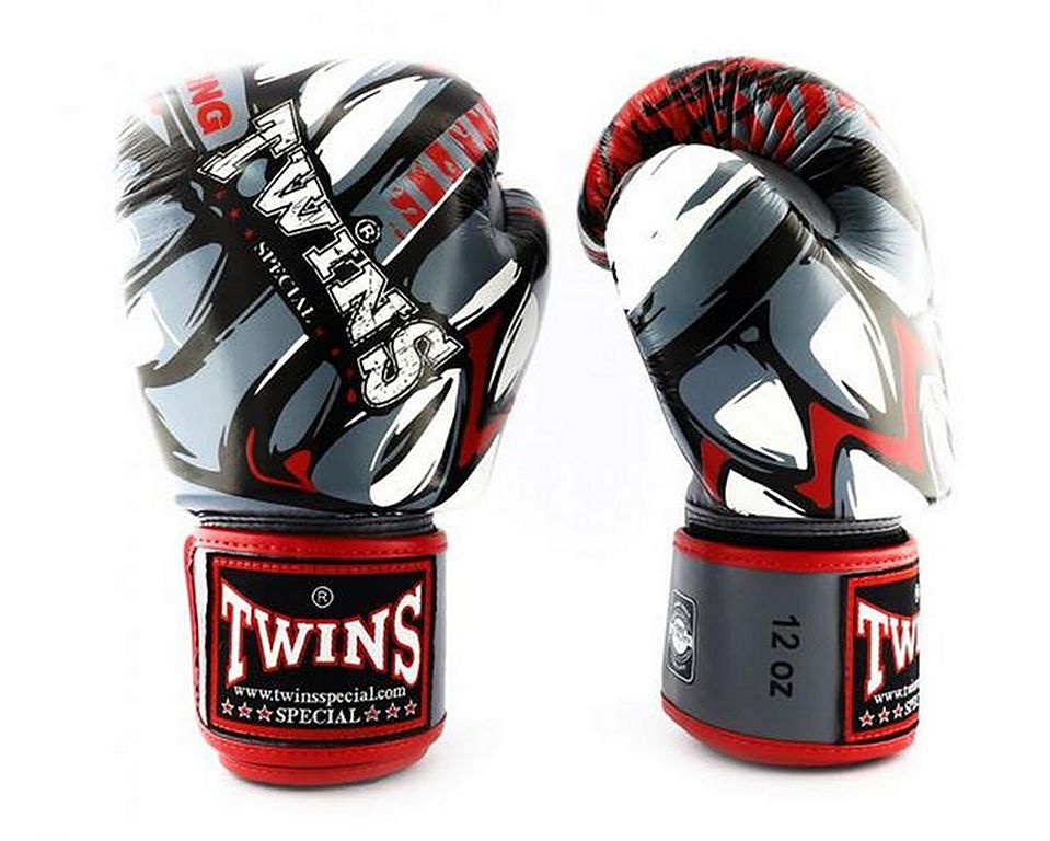 Twins Special Boxhandschuhe FBGVL 3 Demon, grau-rot