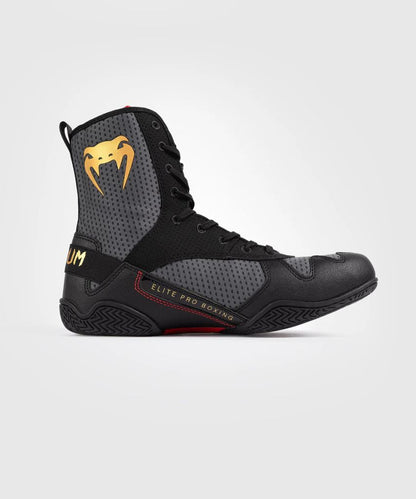Venum Boxschuhe Elite, grau-schwarz