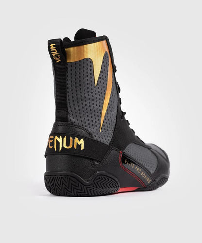 Venum Boxschuhe Elite, grau-schwarz