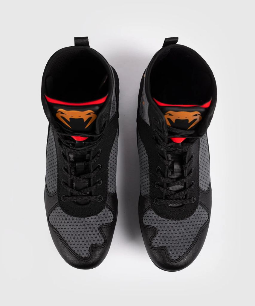 Venum Boxschuhe Elite, grau-schwarz