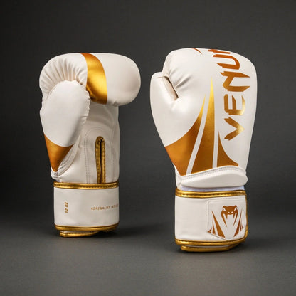 Venum Boxhandschuhe Challenger 2.5, weiss-gold