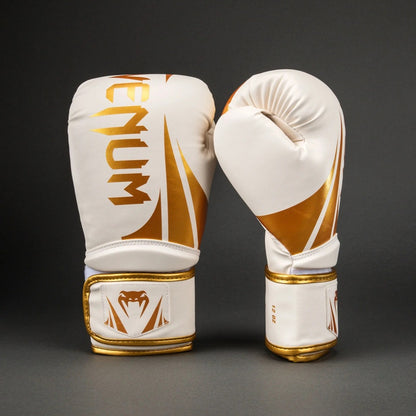 Venum Boxhandschuhe Challenger 2.5, weiss-gold