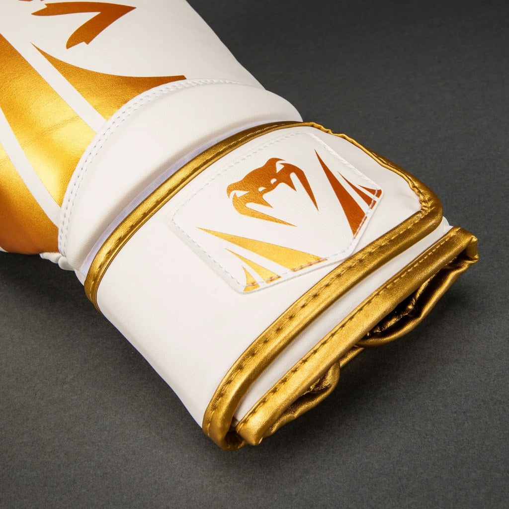 Venum Boxhandschuhe Challenger 2.5, weiss-gold