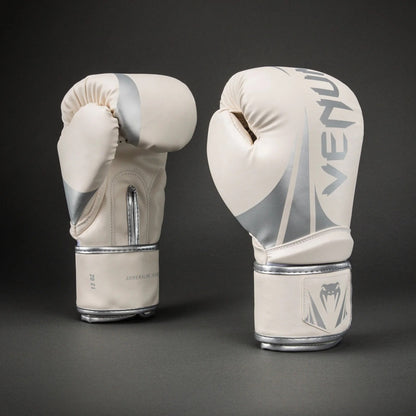 Venum Boxhandschuhe Challenger 2.5, weiss-silber