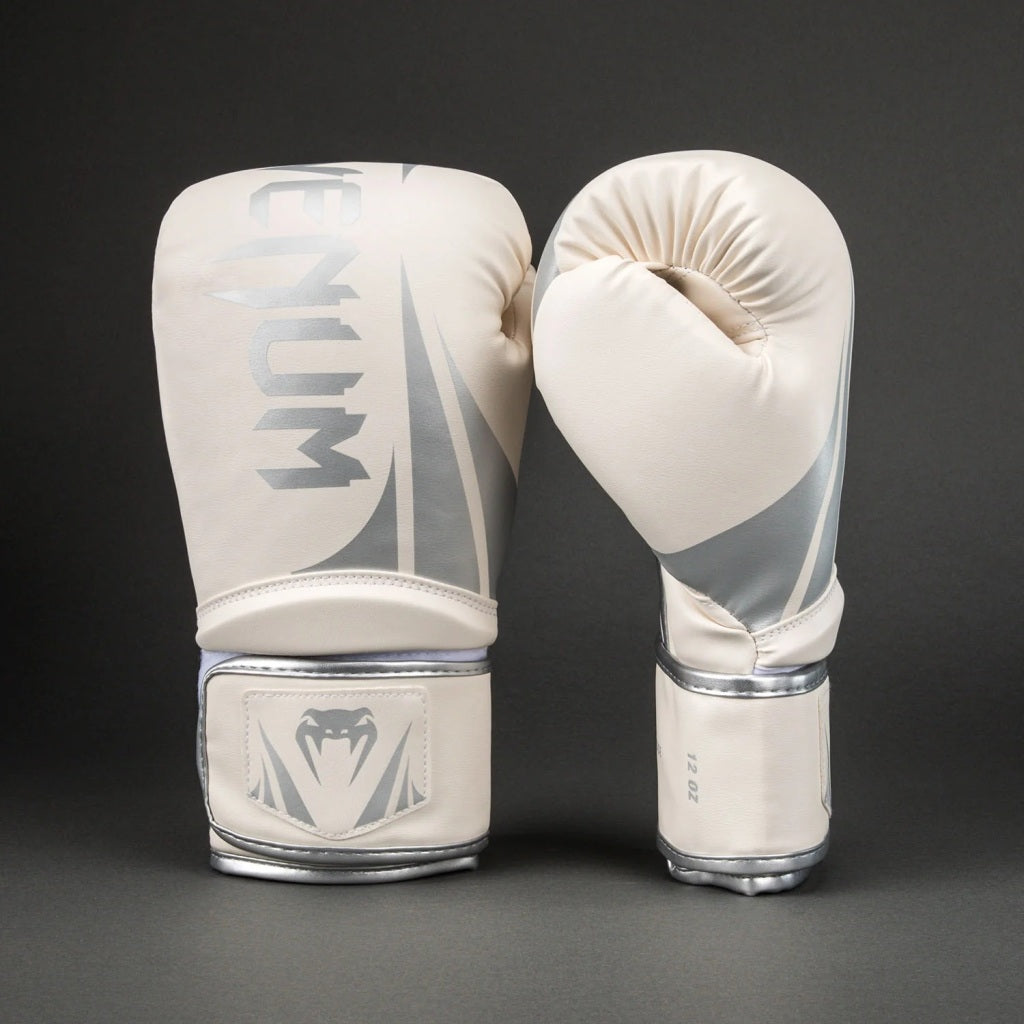 Venum Boxhandschuhe Challenger 2.5, weiss-silber