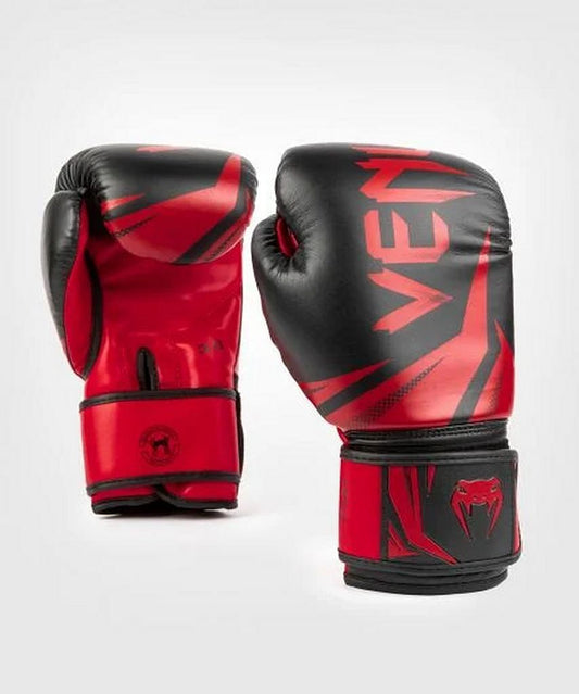 Venum Boxhandschuhe Challenger Super Saver, schwarz-rot