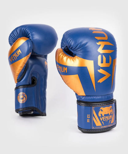 Venum Boxhandschuhe Elite, blau-gold