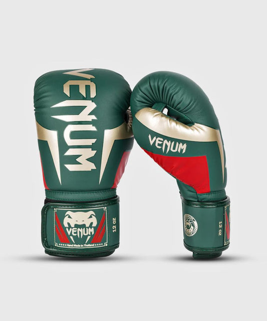 Venum Boxhandschuhe Elite, gruen-rot