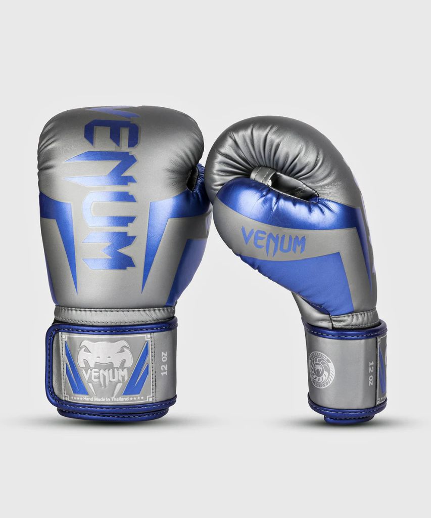 Venum Boxhandschuhe Elite, grau-blau