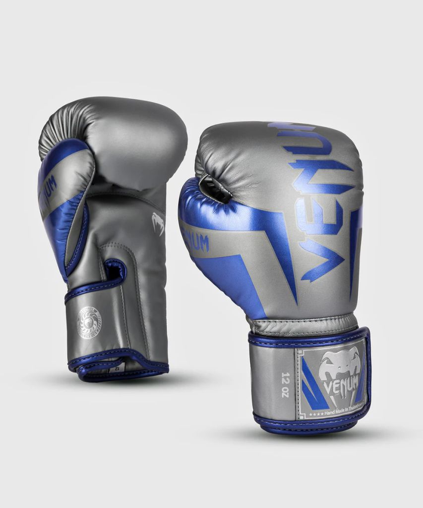 Venum Boxhandschuhe Elite, grau-blau