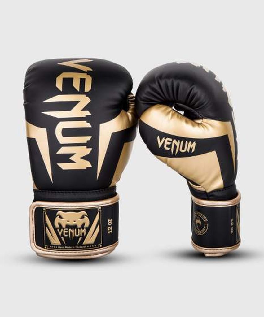 Venum Boxhandschuhe Elite, schwarz-gold