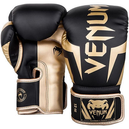 Venum Boxhandschuhe Elite, schwarz-gold