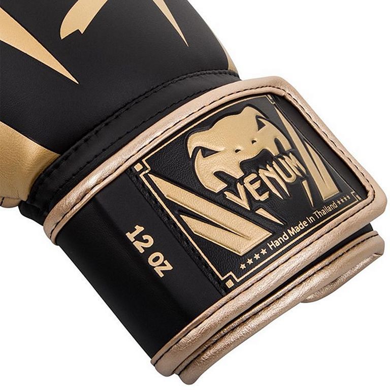 Venum Boxhandschuhe Elite, schwarz-gold