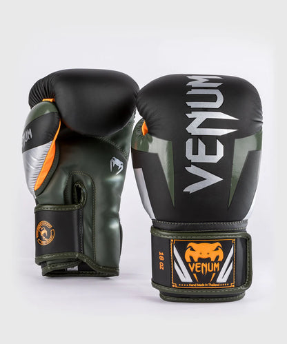 Venum Boxhandschuhe Elite, schwarz-gruen