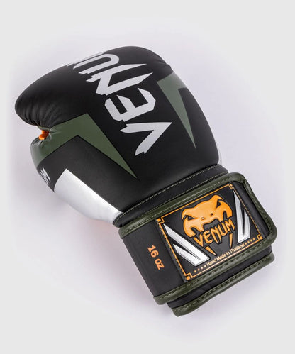 Venum Boxhandschuhe Elite, schwarz-gruen