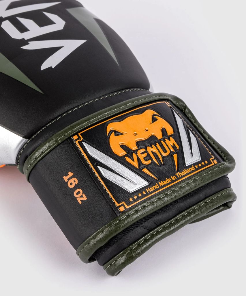 Venum Boxhandschuhe Elite, schwarz-gruen