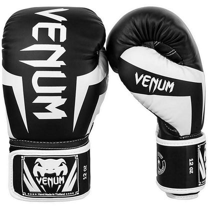 Venum Boxhandschuhe Elite, schwarz-weiss