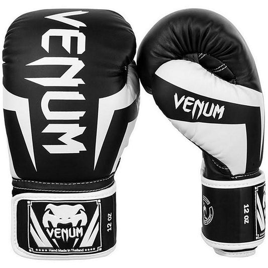 Venum Boxhandschuhe Elite, schwarz-weiss