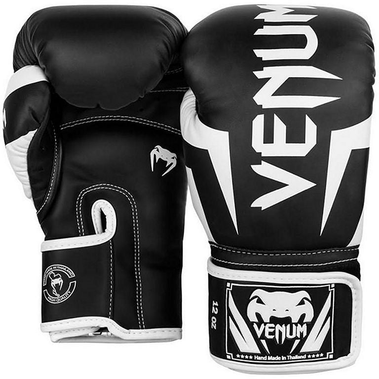 Venum Boxhandschuhe Elite, schwarz-weiss
