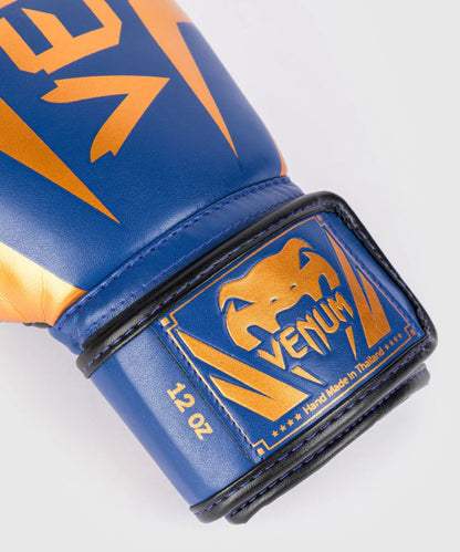 Venum Boxhandschuhe Elite, blau-gold
