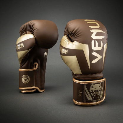 Venum Boxhandschuhe Elite, braun-gold