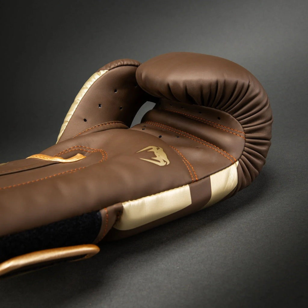 Venum Boxhandschuhe Elite, braun-gold