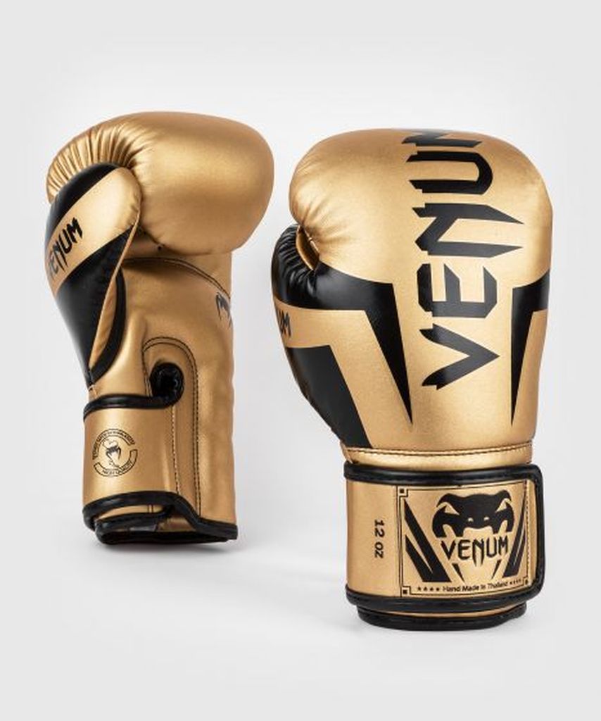 Venum Boxhandschuhe Elite, gold-schwarz