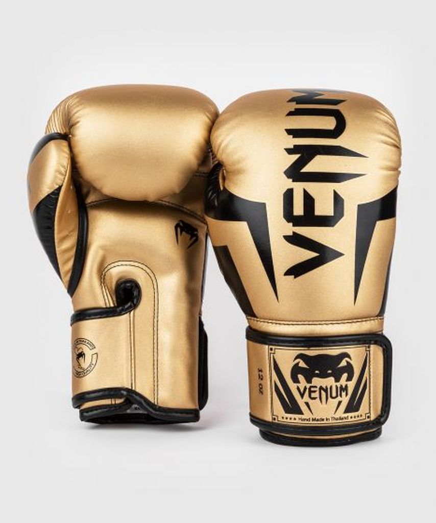 Venum Boxhandschuhe Elite, gold-schwarz