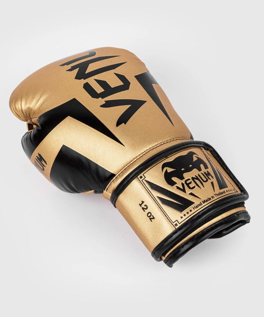 Venum Boxhandschuhe Elite, gold-schwarz