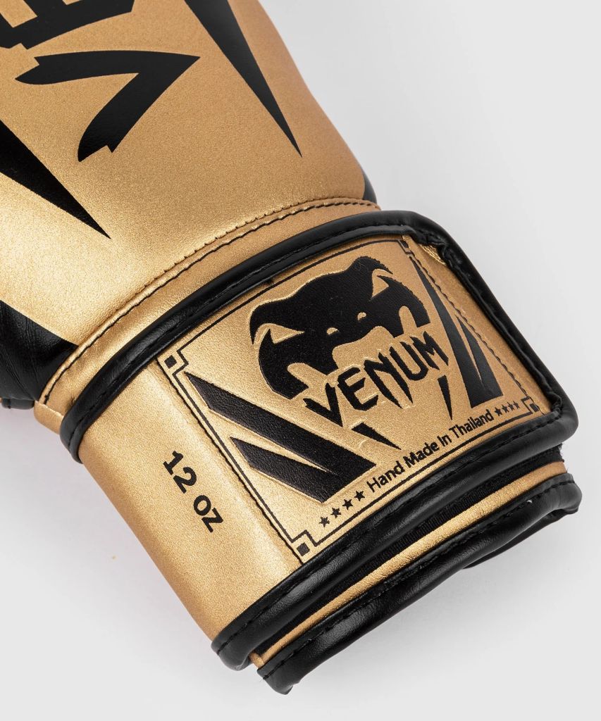 Venum Boxhandschuhe Elite, gold-schwarz