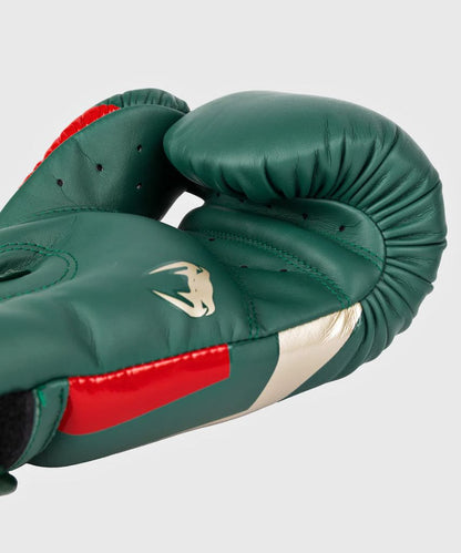 Venum Boxhandschuhe Elite, gruen-rot